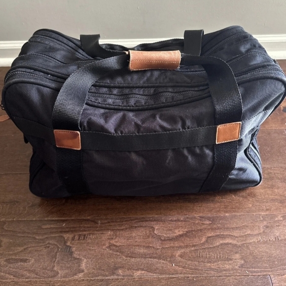 Christian Dior Authentic Retro Duffel Bag Great Condition Large Black Brown - Picture 6 of 10